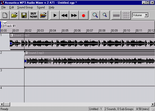 Acoustica MP3 Audio Mixer 